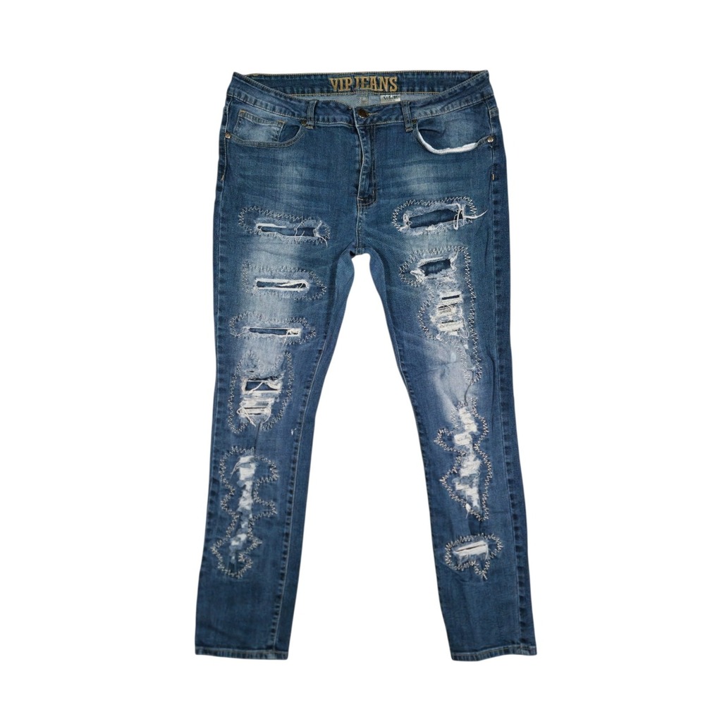 VIP Jeans Distressed Woman's Size 15/16